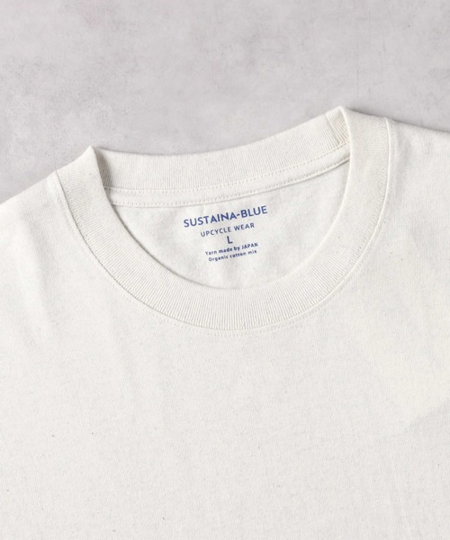 【SI25SS309】STONE  メンズクルーネックTシャツ 21000219 Right-on tシャツ 「SUSTAINA-BLUE」サスティナブルー クルー