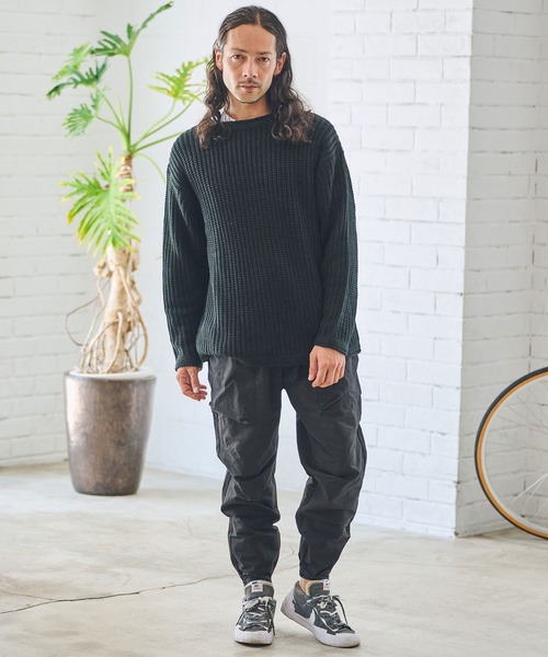 BoTT Bamboo Camo ネックトレーナー ニットセーター XL BoTT - 【残りわずか】Bamboo Camo Printed Sweater | ACRMTSM
