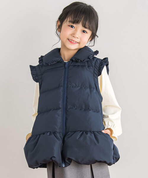 BeBe Petits Pois Vert ダウン ダウンジャケット 「店舗限定