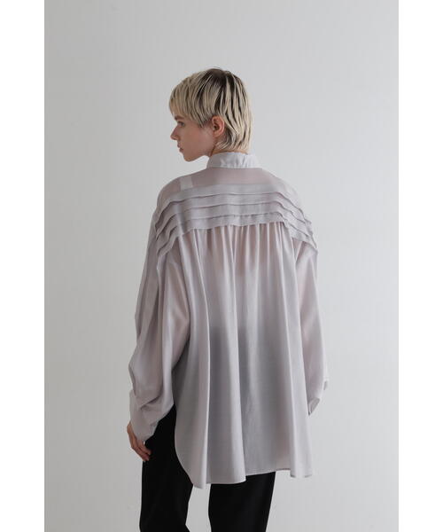 LE PHIL（ル フィル） ブラウス シャツ シアーローンブラウス