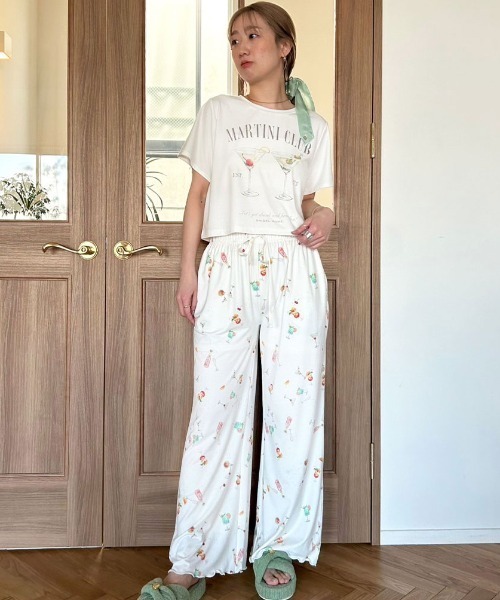 SNIDEL HOME パジャマ ルームウェア カクテルTシャツ