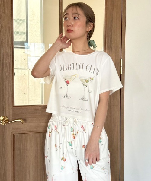 SNIDEL HOME パジャマ ルームウェア カクテルTシャツ