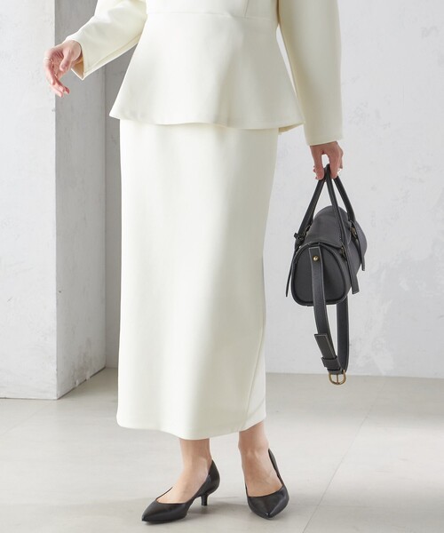 スカート 「手洗い可能」ストレッチ ダンボール タイト スカート