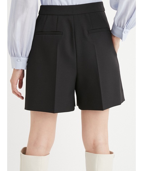 CELFORD パンツ バリエーションタックショートパンツ レディース