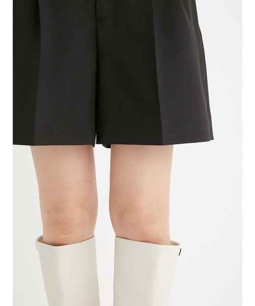 CELFORD パンツ バリエーションタックショートパンツ レディース