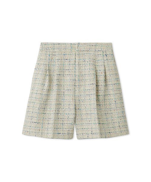 CELFORD パンツ バリエーションタックショートパンツ レディース