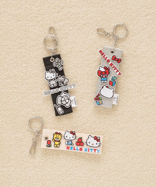 Me% キーホルダー 「HELLO KITTY」ワッペンチャーム 246556