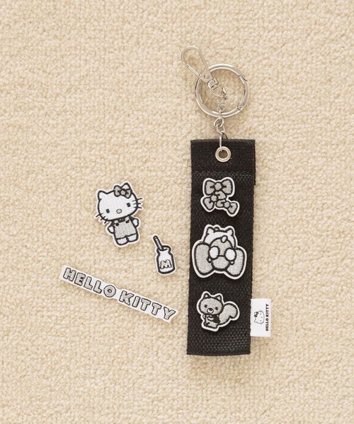 Me% キーホルダー 「HELLO KITTY」ワッペンチャーム 246556