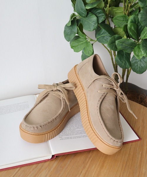 Dedes（デデス） デッキシューズ モカシン プラットフォーム モカシン