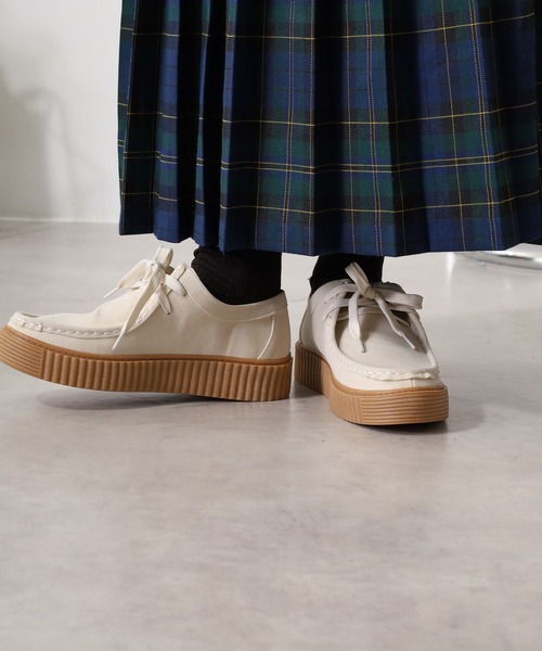 Dedes（デデス） デッキシューズ モカシン プラットフォーム モカシン