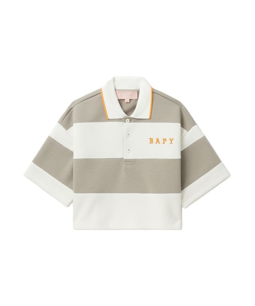 ポロシャツ ポロ BAPY STRIPED POLO SHIRT レディース