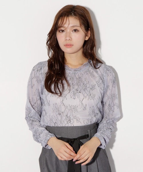 JILLSTUART - ジルスチュアート レース トップス JILL by STUART tシャツ ストレッチチュールレーストップス