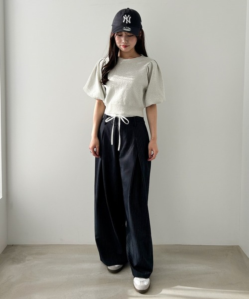 ディーゼル 黒ワイドパンツ ワイドパンツ（DIESEL／レディースボトムス、パンツ