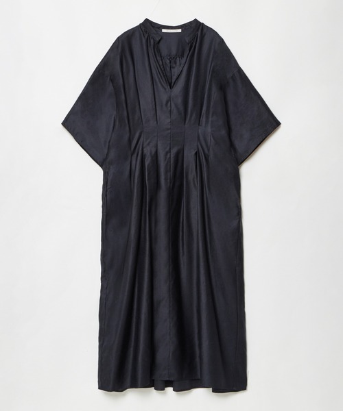 HOUSE of LATUS ワンピース ライトモールスキンバレルタックワンピース ｜ハウス オブ
