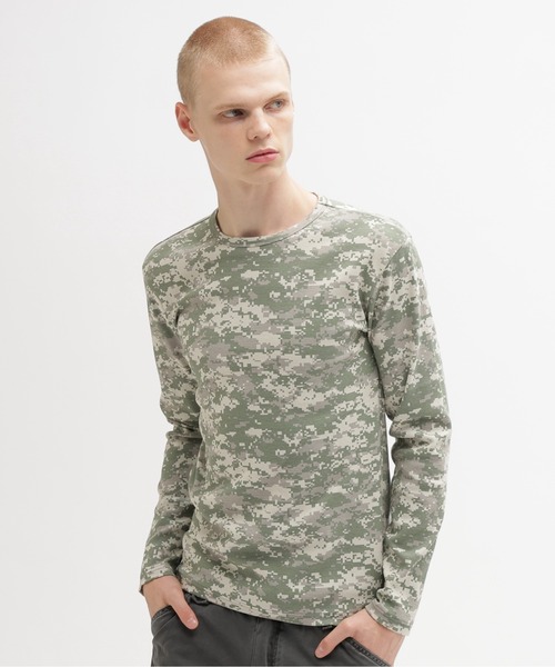 AVIREX（アヴィレックス） tシャツ 「DAILY/デイリー」RIB LONG SLEEVE