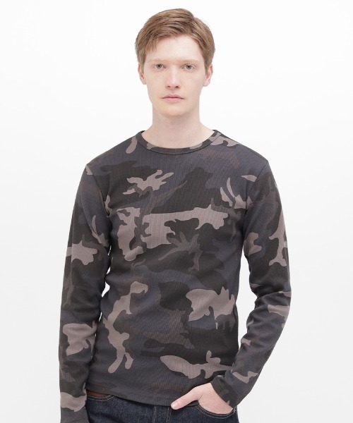 AVIREX（アヴィレックス） tシャツ 「DAILY/デイリー」RIB LONG SLEEVE