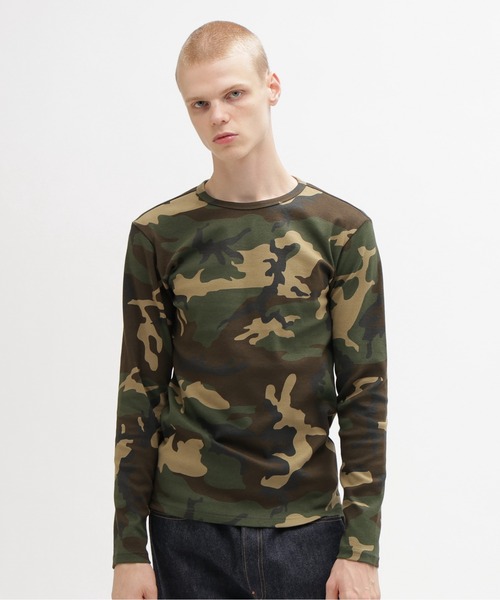 AVIREX（アヴィレックス） tシャツ 「DAILY/デイリー」RIB LONG SLEEVE