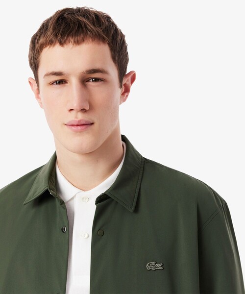 ラコステ（LACOSTE）/撥水ストレッチ 中綿入りシャツジャケット LACOSTE（ラコステ） シャツ 撥水ストレッチ 中綿入りシャツジャケット