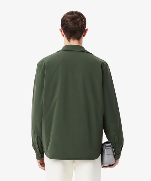 LACOSTE（ラコステ） シャツ 撥水ストレッチ 中綿入りシャツジャケット