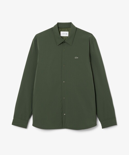 LACOSTE（ラコステ） シャツ 撥水ストレッチ 中綿入りシャツジャケット 