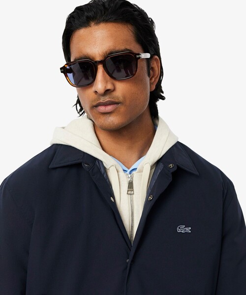 Lacoste ジャケット Lacoste x Roland-Garros Man Jacket - Navy blue | Roland-Garros Store