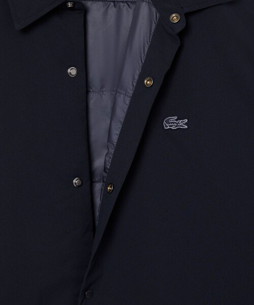 LACOSTE（ラコステ） シャツ 撥水ストレッチ 中綿入りシャツジャケット