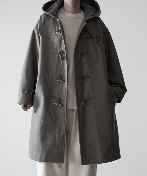 「RUUBON」 ダッフルコート L グレー メンズ_画像6