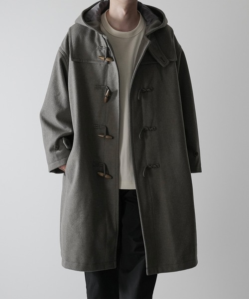 「RUUBON」 ダッフルコート L グレー メンズ_画像7