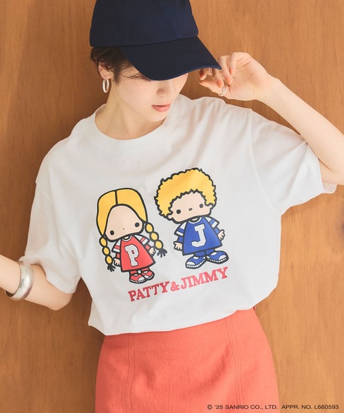 sanrio（サンリオ） tシャツ 半袖 「sanrio characters」パティ