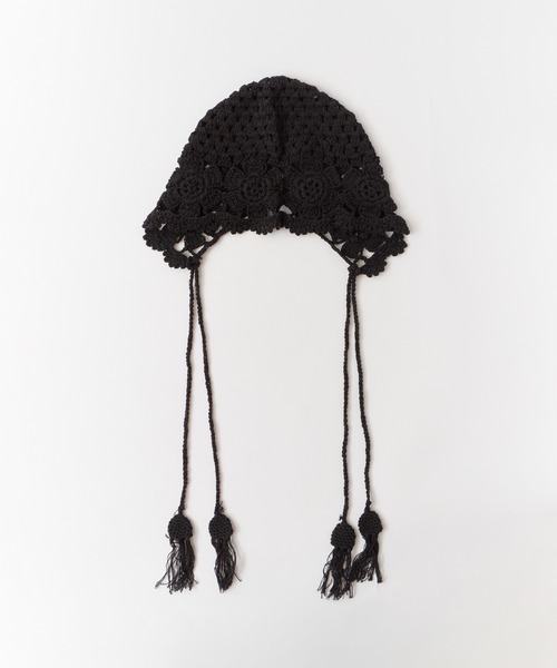 ROOP TOKYO Crochet Flower Babushka/クロシェ編みフラワー