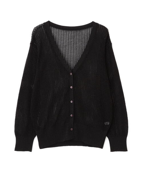 S1464❤️ PROPORTION BODY DRESSING 黒カーディガンM PROPORTION BODY DRESSING（プロポーションボディドレッシング