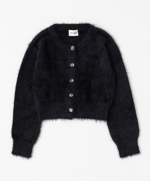 「MIEL CRISHUNANT」 ニットカーディガン FREE ブラック レディース_画像4