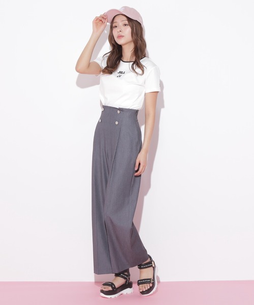 ジル バイ ジル スチュアート（JILL by JILL STUART）/ハンマーメタルワイドパンツ JILL by JILL STUART（ジルバイジルスチュアート） パンツ 「eS