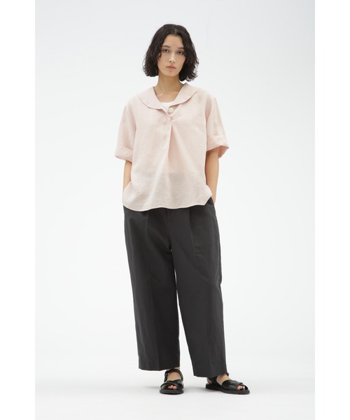 MARGARET HOWELL パンツ PLAIN WEAVE COTTON LINEN レディース