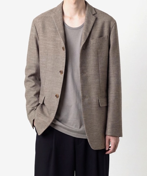ジャケット テーラードジャケット SLUB TWEED JACKET メンズの画像