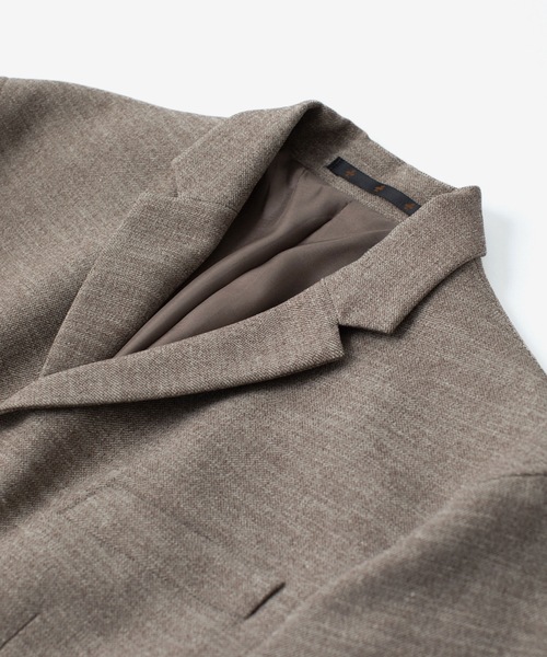 ジャケット テーラードジャケット SLUB TWEED JACKET メンズの画像