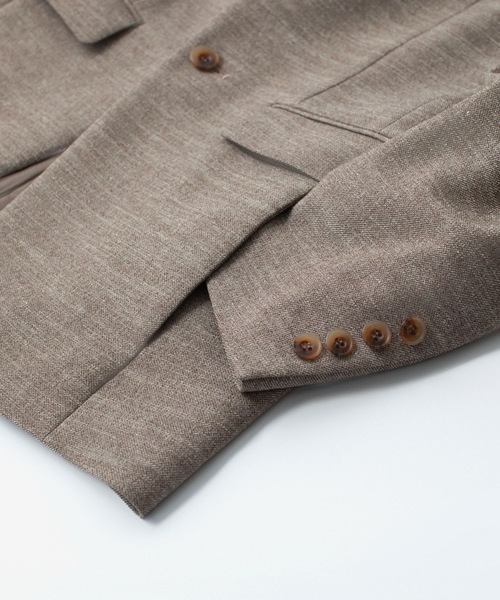 ジャケット テーラードジャケット SLUB TWEED JACKET メンズの画像
