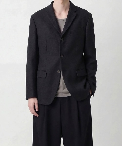 ジャケット テーラードジャケット SLUB TWEED JACKET メンズの画像