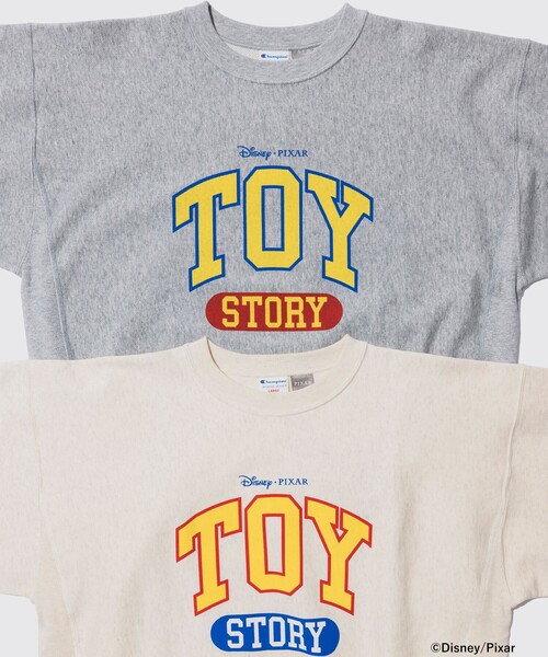main story トレーナー 2 Champion トレーナー スウェット 「別注」Champion / TOY STORY