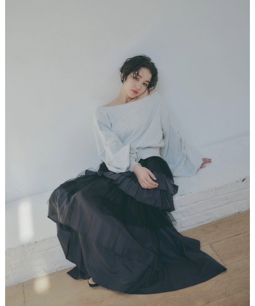 スカート NOTRE emor random hem tulle skirt NOTRE emor スカート random hem tulle skirt : ZOZOTOWN Yahoo