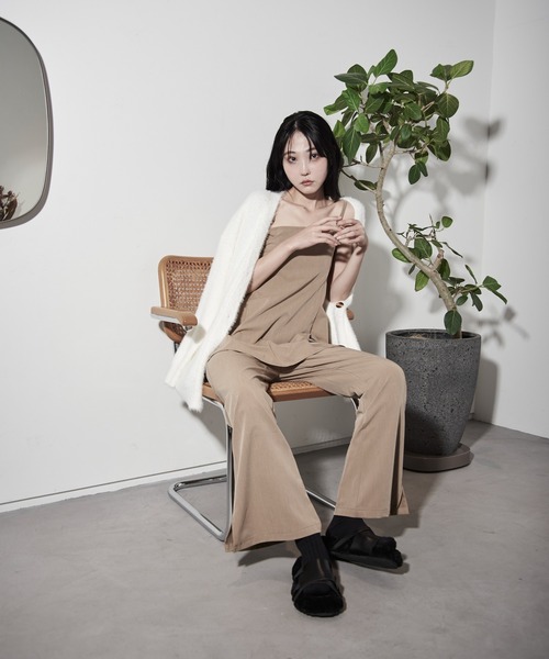 フレアトップス×センタープレスパンツセットアップ DRESS LAB（ドレスラボ） パンツドレス 入学式 卒業式 「手洗い可