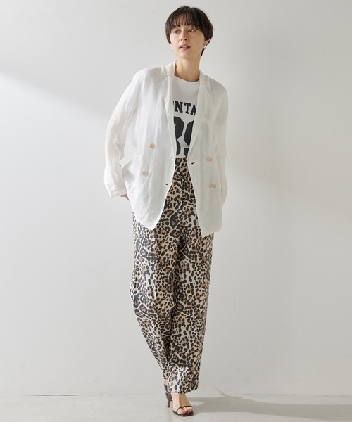 Whim Gazette パンツ レオパードパンツ レディース : ZOZOTOWN