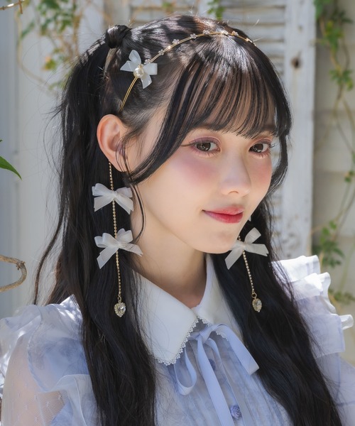 【リボンがかわいい♡】CHANEL カチューシャ Chanel ハイブランドシャネル カチューシャ リボンカチューシャ