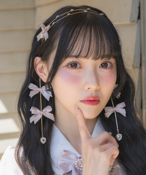ROJITA カチューシャ リボン付チェーンカチューシャ : ZOZOTOWN