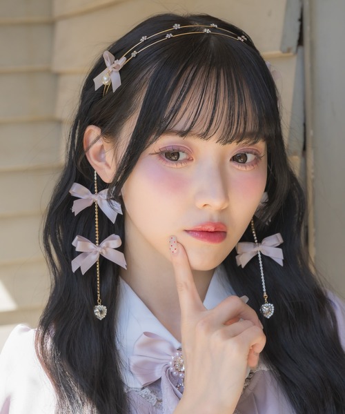 ROJITA カチューシャ リボン付チェーンカチューシャ : ZOZOTOWN