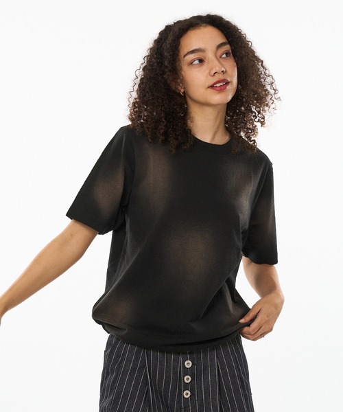 WISH FOR EVER（ウィッシュフォーエバー） tシャツ SUN FADE DRWA CODE