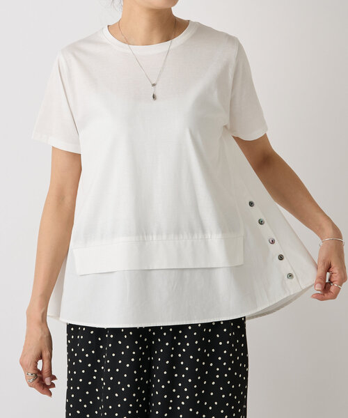 BEARDSLEY レイヤードシャツ美品 BEARDSLEY（ビアズリー）の「レイヤードシャツ（シャツ/ブラウス