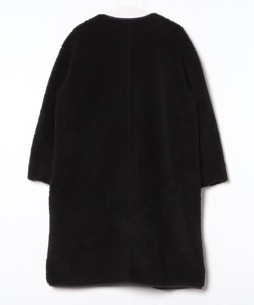 UNITED ARROWS（ユナイテッドアローズ） ノーカラーコート 38 ブラック