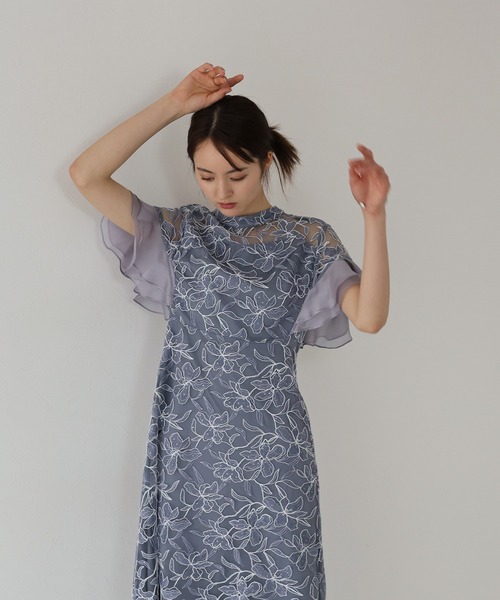 J by blue ドレス スパンコールレースドレス : ZOZOTOWN Yahoo
