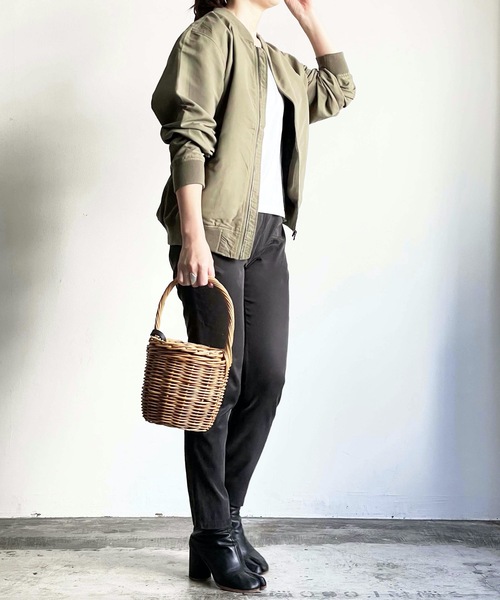 「COMMON WARE」 「HALHAM」ブルゾン M カーキ レディース_画像7